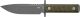 Zero Tolerance 0006 Fixed Blade Clip Point Knife, OD Green G10 Handles w/ Kydex Sheath