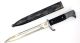 WW2 Heer Long 98k Dress Bayonet by Robert Klaas with Scabbard and Red Felt