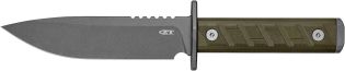 Zero Tolerance 0006 Fixed Blade Clip Point Knife, OD Green G10 Handles w/ Kydex Sheath