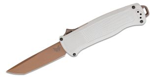 Benchmade 5370FE-02 Shootout Auto OTF Knife Flat Dark Earth Blade and Cool Gray Handle