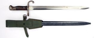 Weyersberg Kirschbaum & Co.Solingen Modelo Argentino Bayonet with Scabbard - 1909