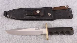 Randall Model 14 Attack Fixed Blade Knife - Black Sheath