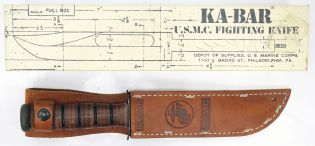 KA-BAR USMC Tactical Bowie Knife Replica