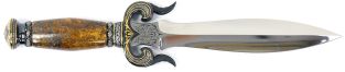 Julie Warenski-Erickson Plume Agate Dagger 
