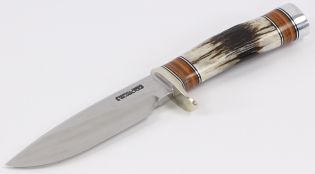 Randall Model 25 Trapper Fixed Blade Knife - Carbon Steel