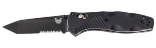 Benchmade 583SBK Barrage Axis Black Serrated Assist Folding Knife